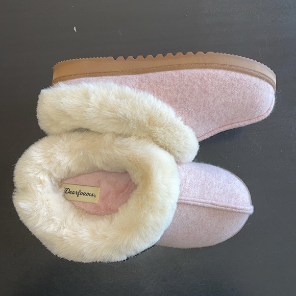 Dearfoam Women’s Chloe Soft Knit Clog Slippers size M 7-8 - Picture 6 of 7